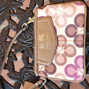 Coach Signature Wristlet